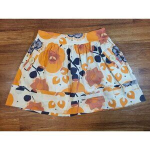 Y2K Necessary Objects Floral‎ A Line Skirt Size Large